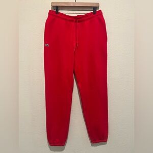 Lacoste Men's Red Sweatpants